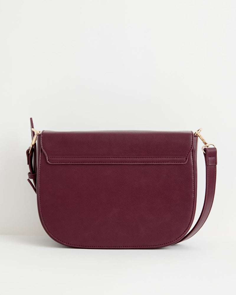 DailyObjects Burgundy Vegan Leather Fatty Tote Bag Buy At DailyObjects